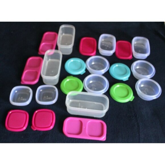 11 pcs Boxes Crisper Small Storage Freezer Boxes Clear Stackable Boxes - Picture 1 of 6